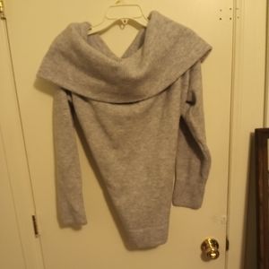 Ladies Kashmir sweater- oversized cowl neck